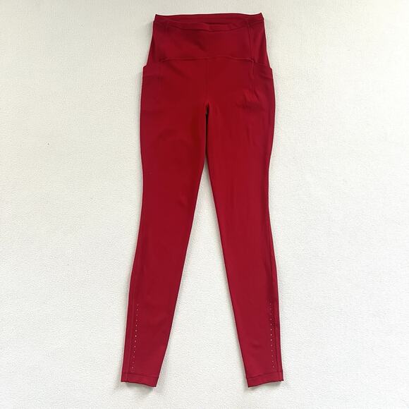 Lululemon Women Dark Red Swift Speed High Rise HR Tight 28" Luxtreme Pant 4 - Picture 1 of 10